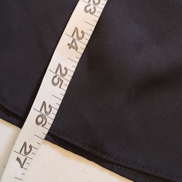 Rose And Olive Tunic Flowy Crepe Black And White Floral Paisle Flowy Sz 1X - Picture 7 of 12